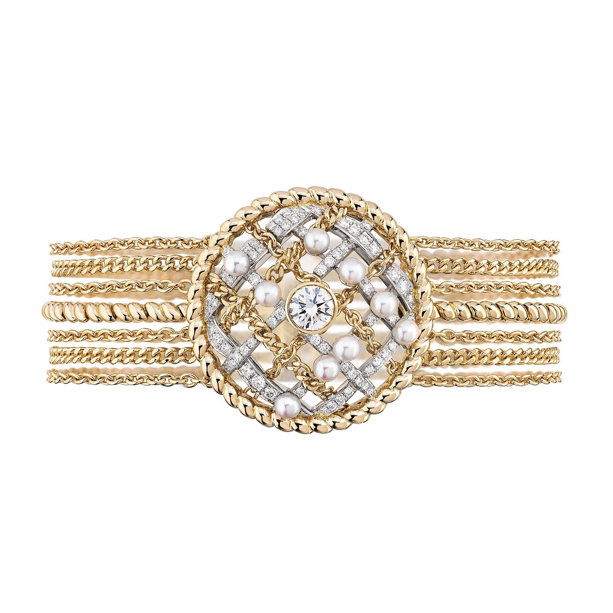 Tweed Cordage 手鐲。