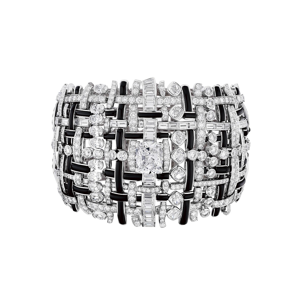 Tweed Graphique 高級珠寶手鐲。