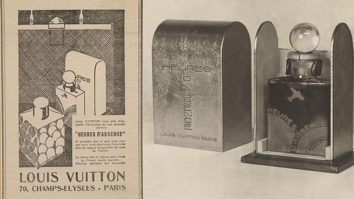 1920年代第一瓶Heures d&rsquo;Absence與廣告