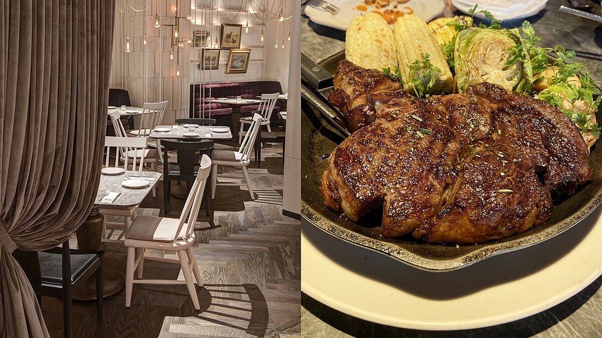 肉控約起來！驢子餐廳推出重量級「20盎司厚切肋眼牛排」，400度高溫鎖住超過癮美味，價格還很佛心