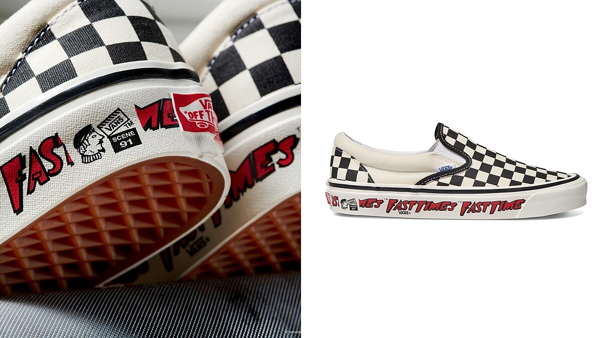 棋盤格懶人鞋再出限定版！Vans與電影《Fast Times》聯名推出Fast Times Slip-On