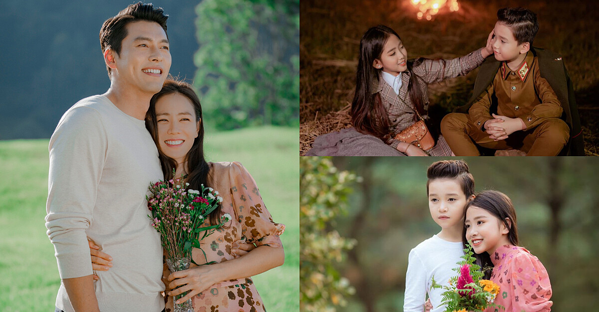  《愛的迫降》神還原！越南兒童版「利正赫」&amp;amp;「尹世理」，帥氣漂亮程度不輸玄彬、孫藝珍