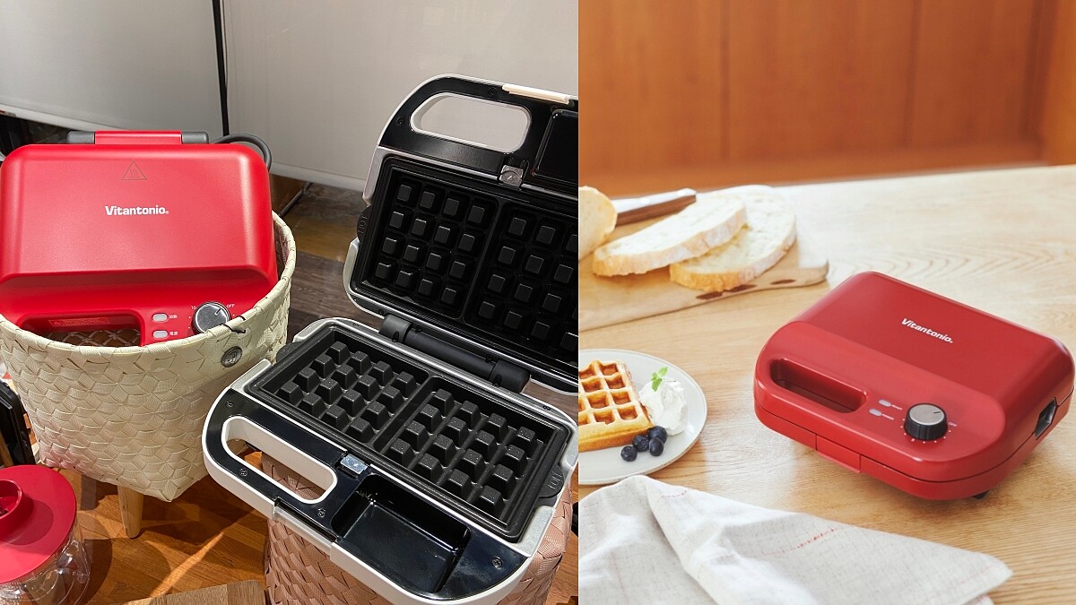 日本鬆餅機神器Vitantonio全新升級，清新美型機身、14種烤盤，在家輕鬆做吐司及銅鑼燒，廚房絕對要有一台