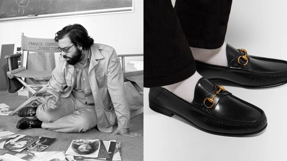 傳奇電影導演 Frances Ford Coppola著Gucci經典樂福鞋