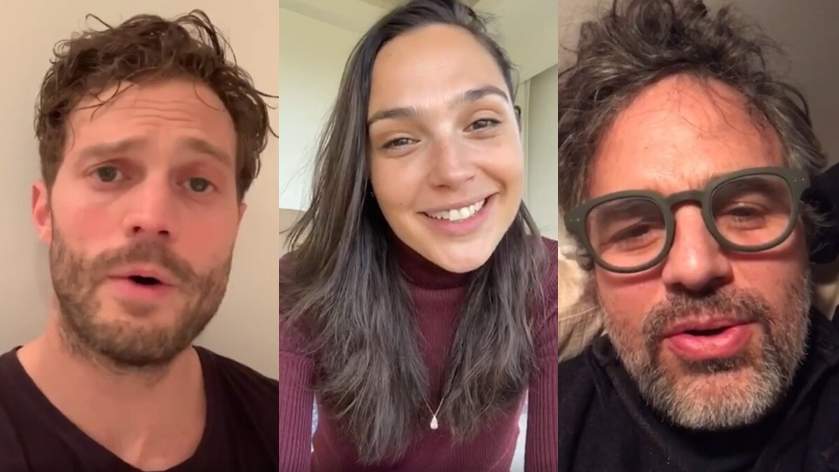 蓋兒加朵號召超過20位大咖明星合唱！用歌聲對抗疫情，「格雷」傑米道南、綠巨人浩克、娜塔莉波曼都獻聲