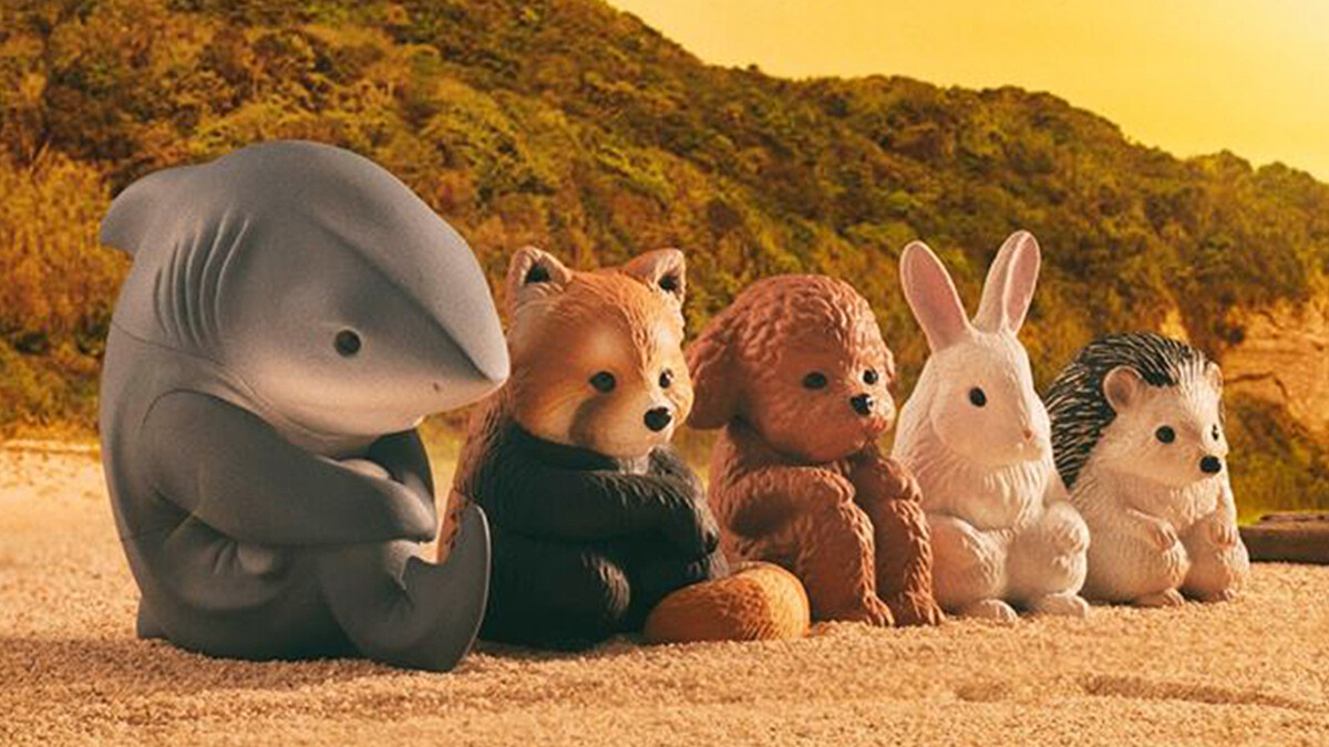 求收編！「等待中的動物們」第二彈扭蛋登場，鯊魚淡淡哀傷的憂鬱模樣好想整組帶回家