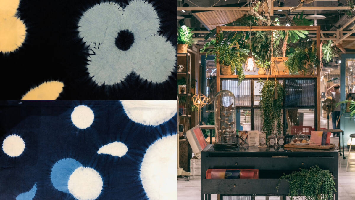 (左圖)誠品生活信義店｜卓也藍染｜絞染基礎課程；(右圖)3/13-3/27誠品生活南西攜手BEMO Caf&eacute;於4F EVENT SPACE推出期間限定店。