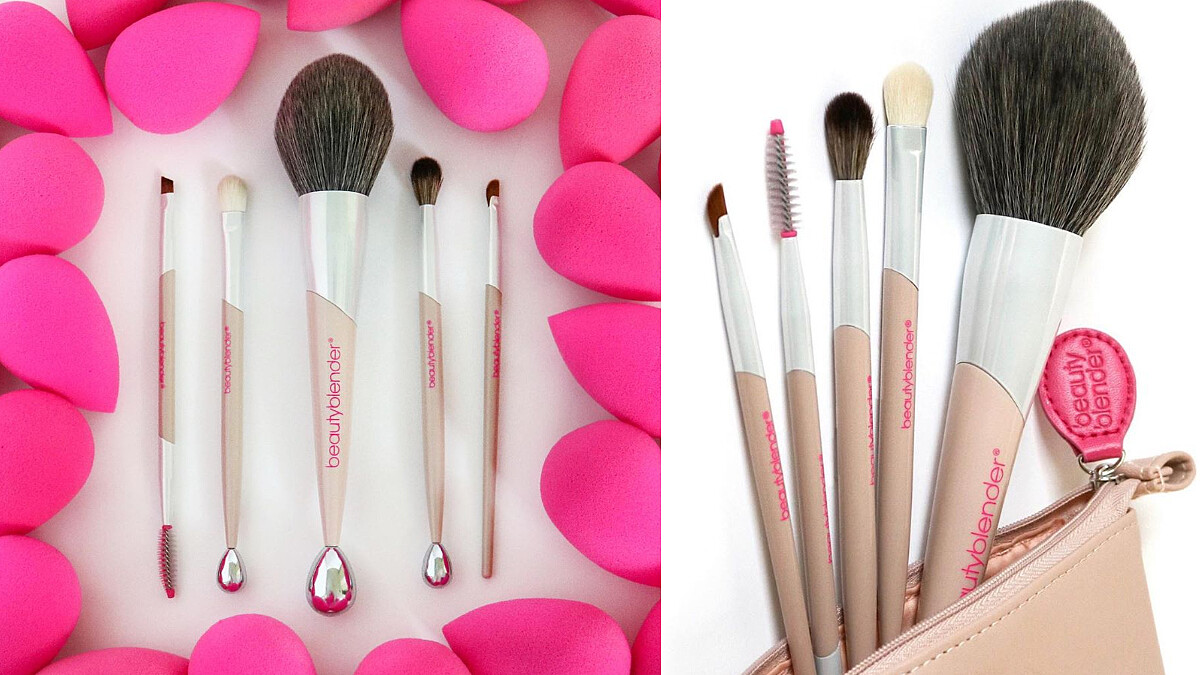 BeautyBlender美妝蛋出刷具了！新增蜜粉刷、眼影刷，還能多功能當做「小臉按摩器」