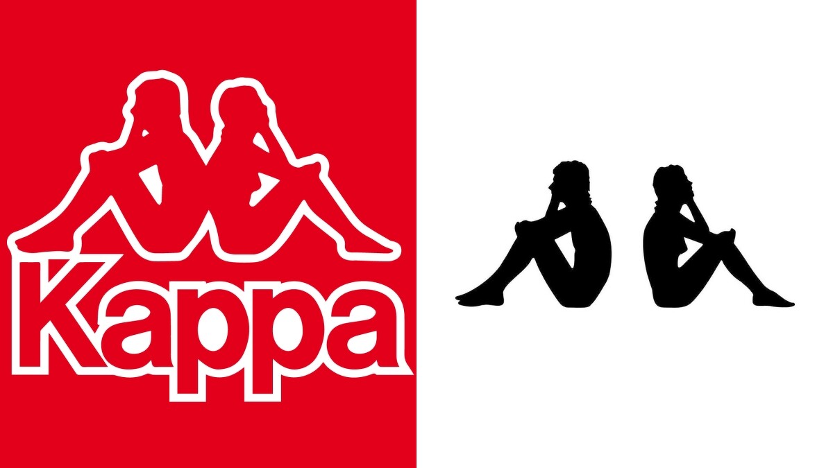 左為招牌「背靠背」Logo，右為如今聲援全球的「先不靠、心同在」Logo