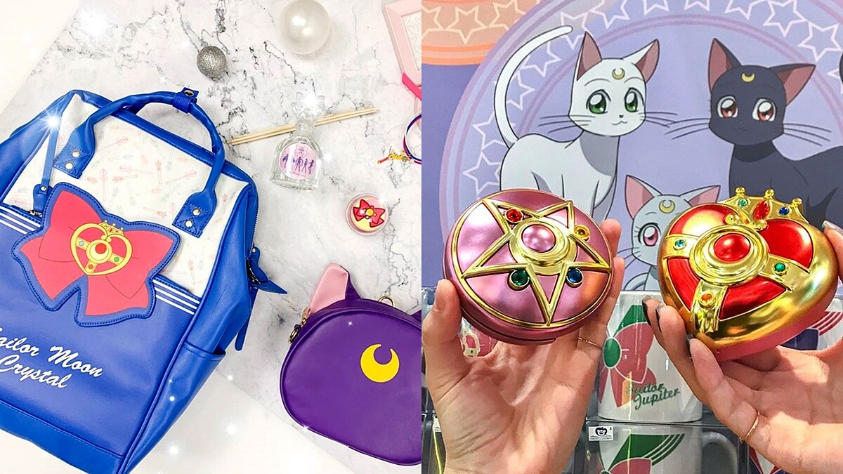 「美少女戰士快閃店」降臨統一時代百貨！700種周邊商品榨乾荷包，背月野兔＆露娜貓子母包、噴蝴蝶結香水華麗變身