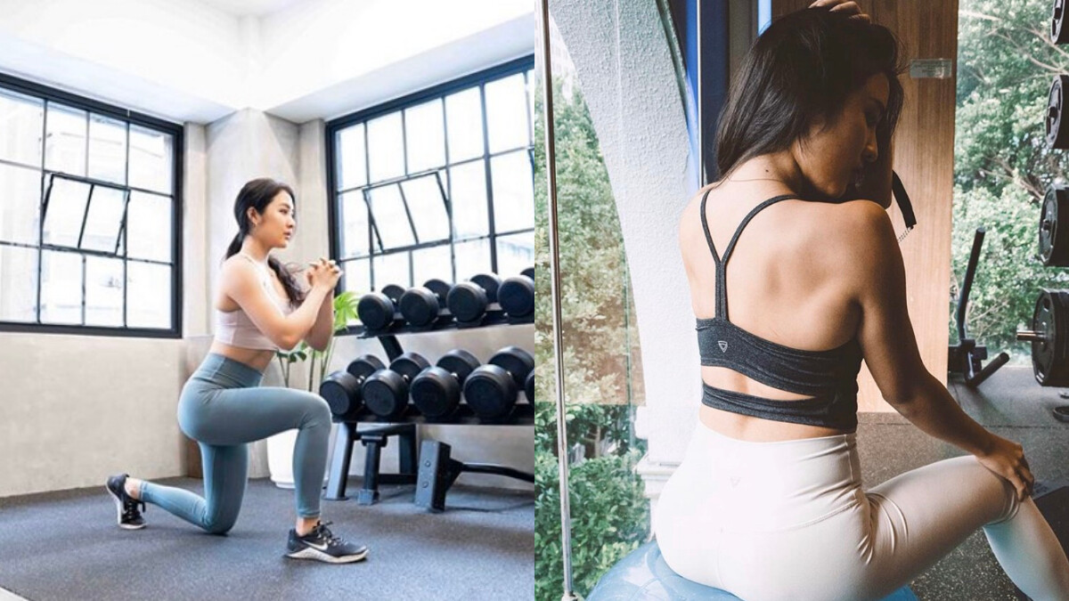 深蹲、跨步蹲與臀橋，結合阻力帶與重量…健身狂May教妳六個在家就可以完成的練翹臀動作