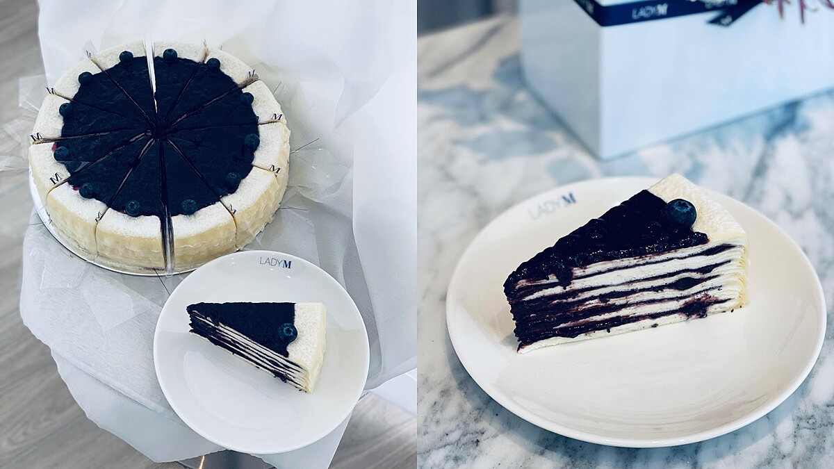 Lady M全新口味「藍莓起司千層蛋糕」登場!2020年全球首度上市,酸甜滋味令人難以抗拒