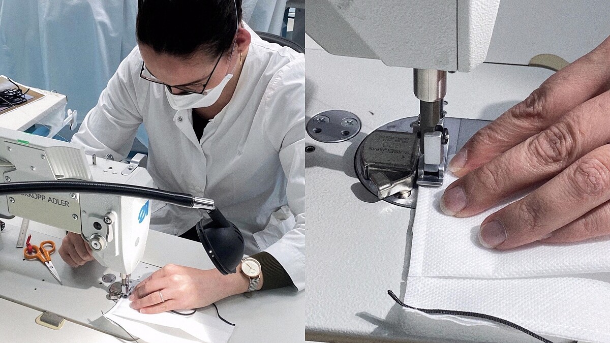 DIOR童裝工坊開始做口罩！工匠手工一個一個縫，盡力守護前線醫療人員
