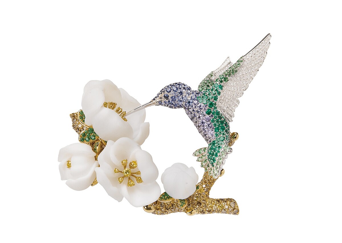 Colibri Berylline 胸針。