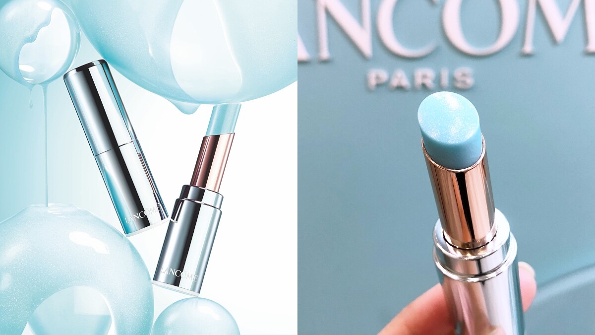 蘭蔻推出絕美「蜜糖潤唇膏」!絕對閃耀水蜜光潤唇膏必收#001蘇打薄荷糖,整支都是夢幻薄荷綠