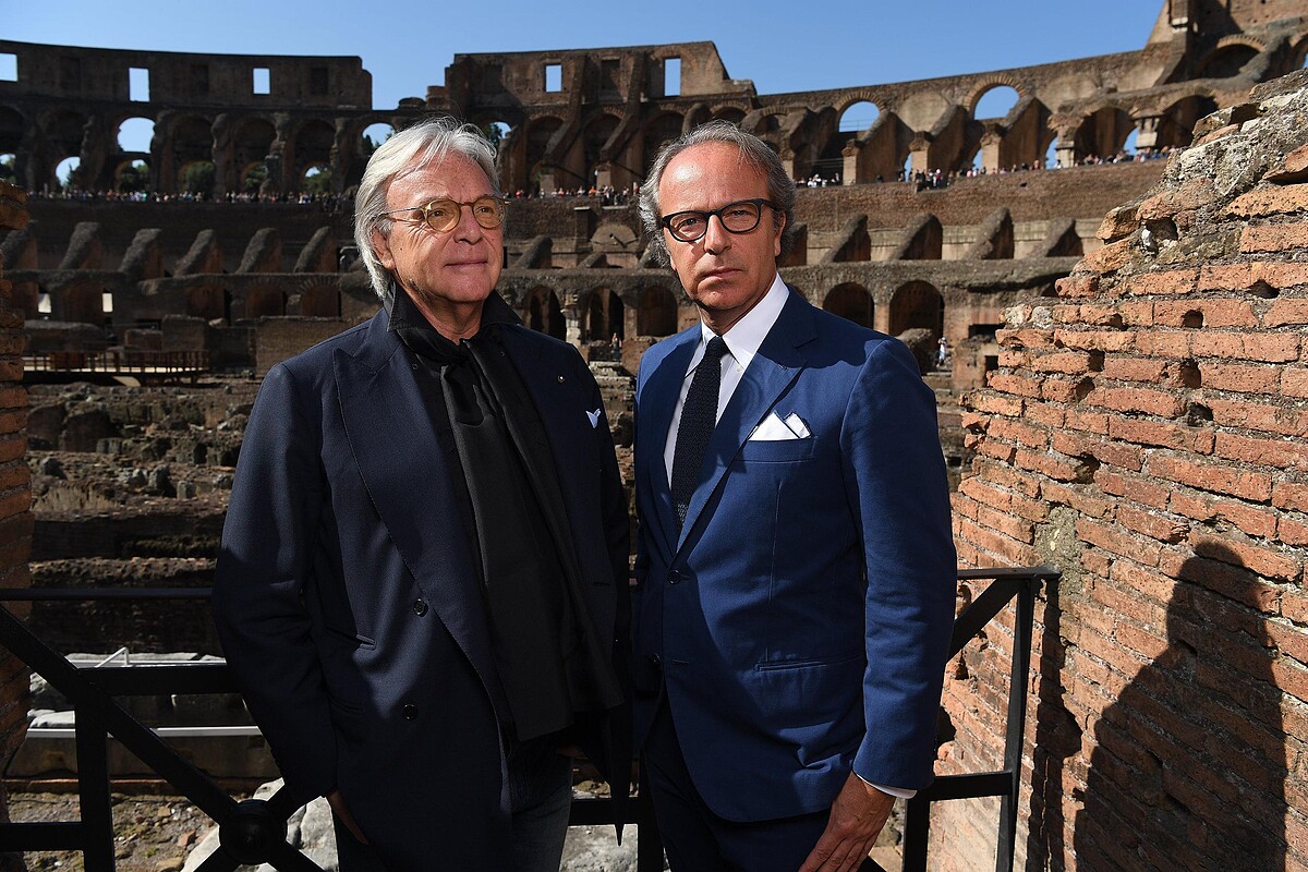 （左起）Tod's集團主席Diego與副主席Andrea Della Valle