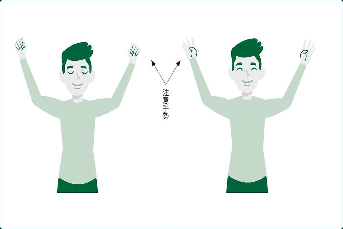 緊緊握拳、再鬆開、握拳、鬆開，也有助於消火。