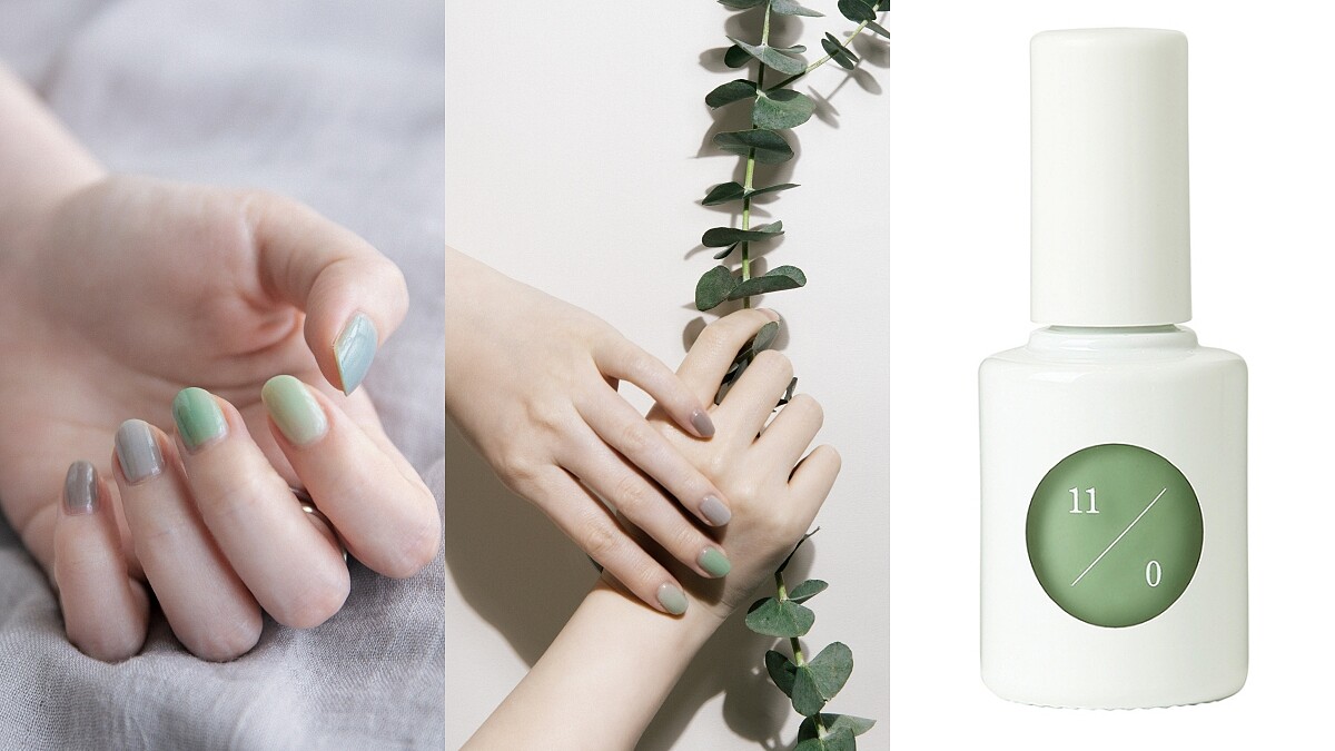 uka彩色指甲底油2020新色,護甲兼具指彩效果,當中的奶油粉、薄荷綠太春天