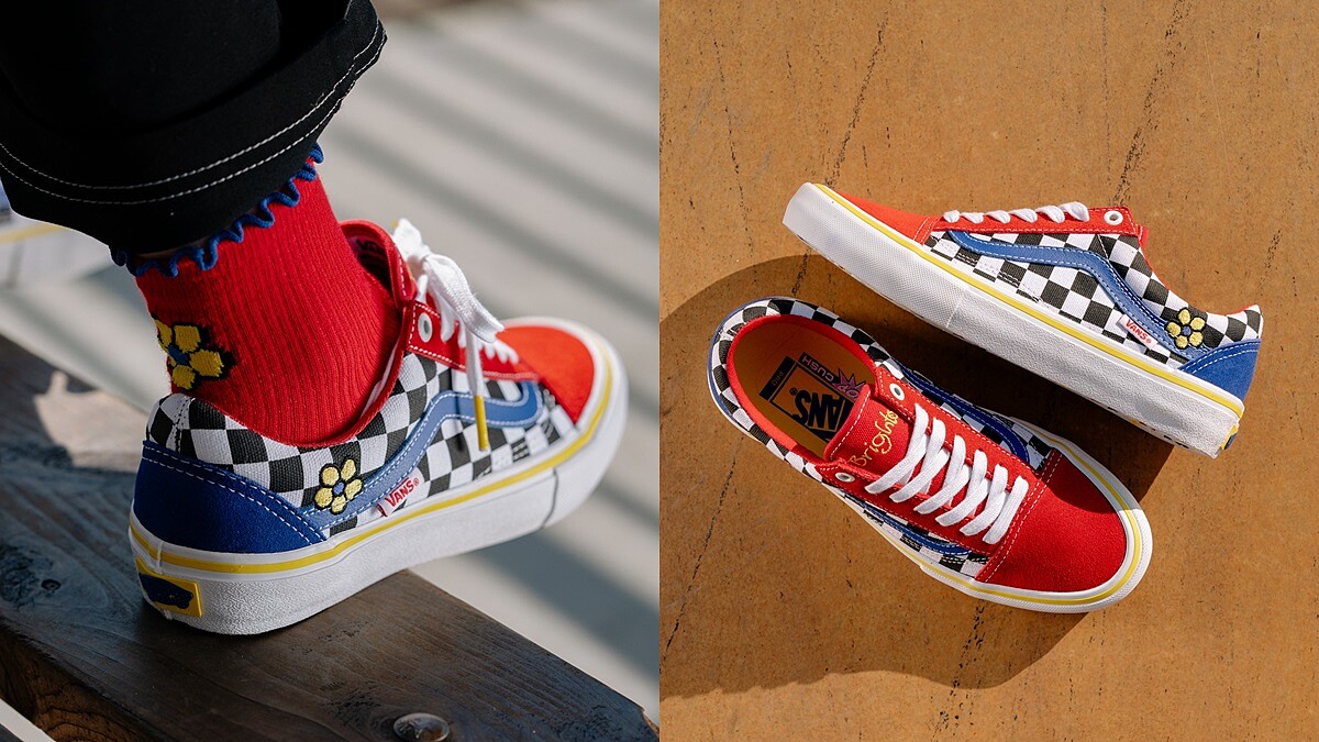 繡上俏皮小黃花!Vans為Old Skool注入紅、黃、藍繽紛色系,推出限定版鞋款