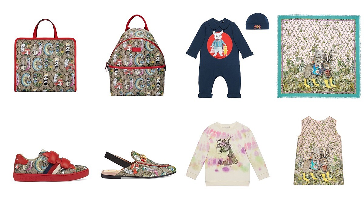 可愛到太犯規！Gucci再次攜手樋口裕子推出聯名童裝系列，更設置童趣風互動快閃店