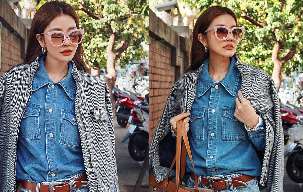 精靈系女神 許路兒愛戴 For Art's Sake-MACAROON 粉紅墨鏡