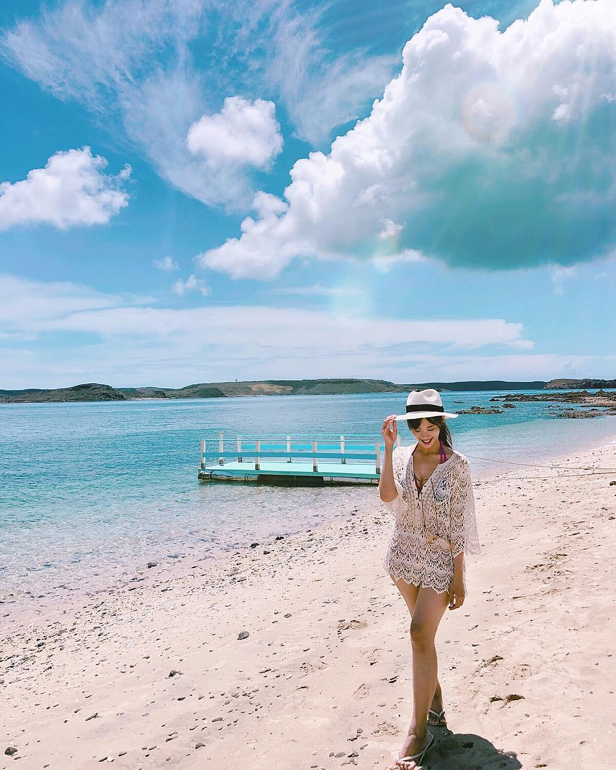 漫步忘憂島，彷彿可以拋開生活瑣事。圖片來源：IG @duddy10759授權