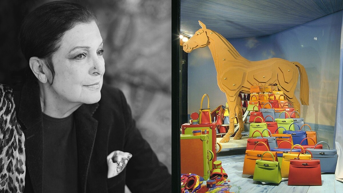 愛馬仕櫥窗魔法師Leïla Menchari因新冠逝世，享年93歲！在巴黎總店玻璃櫥窗中造夢35載的傳奇人物