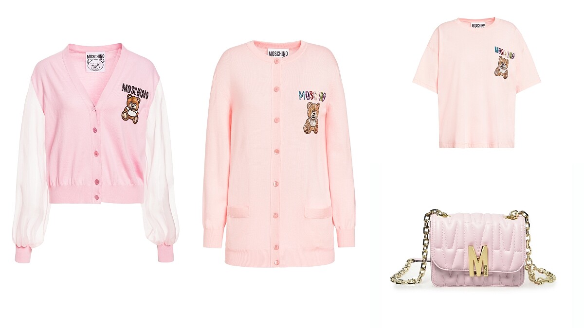 （左起）NT$39,800、NT$39,300、Tee NT$19,800、包 NT$27,800