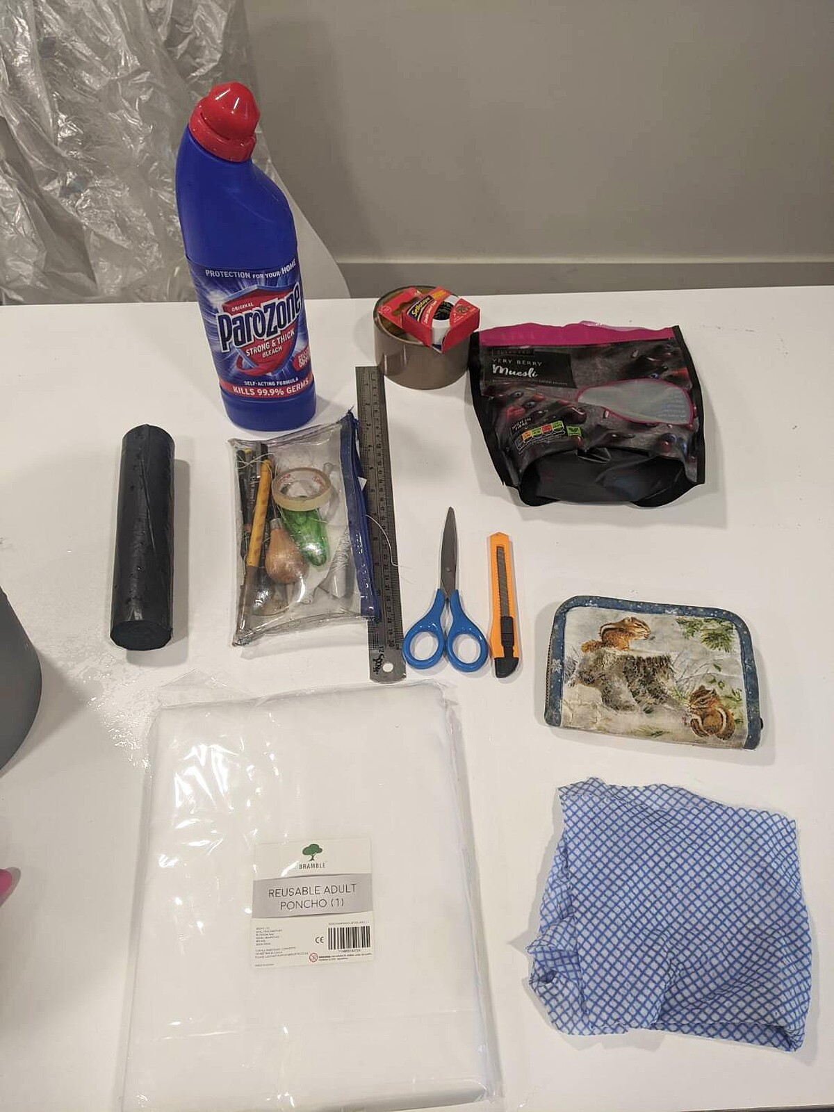 每天都要自己仔細消毒帶出門的物品
