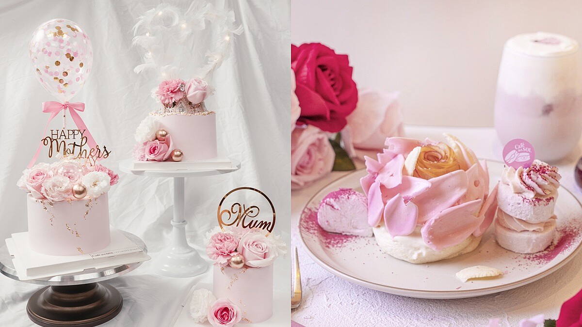 超夢幻！福岡人氣鬆餅Café del SOL推梅爾檸檬花朵舒芙蕾，還有3款絕美的母親節蛋糕