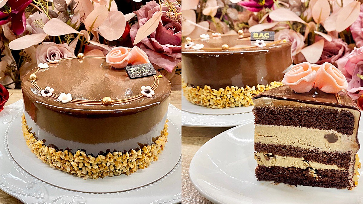 母親節快樂！BAC推「花之女神伯爵瑪奇朵蛋糕」濃郁巧克力搭配伯爵茶香，就靠它擄獲媽媽芳心