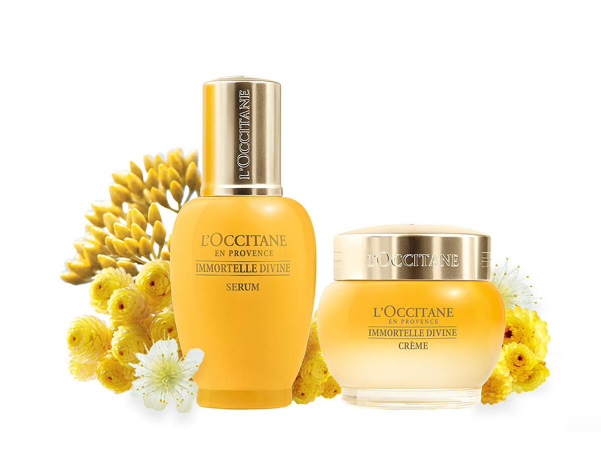 L&rsquo;OCCITANE蠟菊賦活逆齡推薦組：包含蠟菊賦活極萃30ml＋蠟菊賦活極萃霜50ml優惠價NT7,200(原價NT 9,050) 