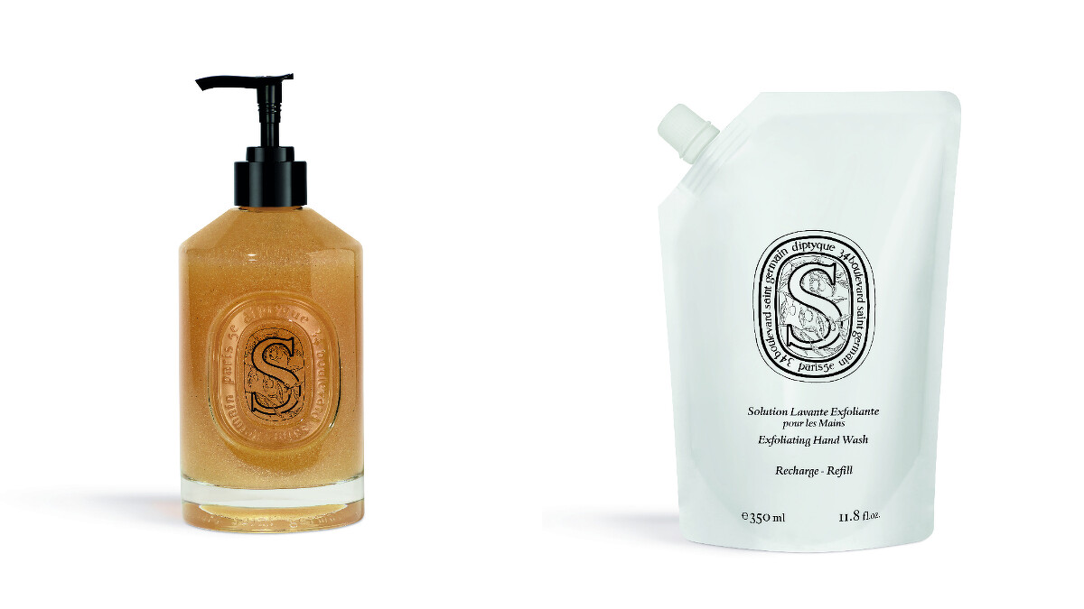 diptyque磨砂護膚潔手液＆補充包