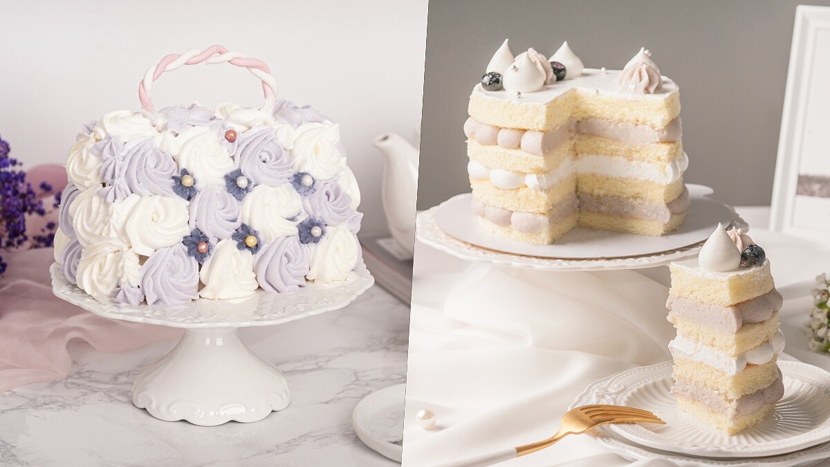 可以吃的精品包！Funsiamo推3款芋泥系列手作蛋糕，DIY一顆視覺美味兼具的母親節蛋糕