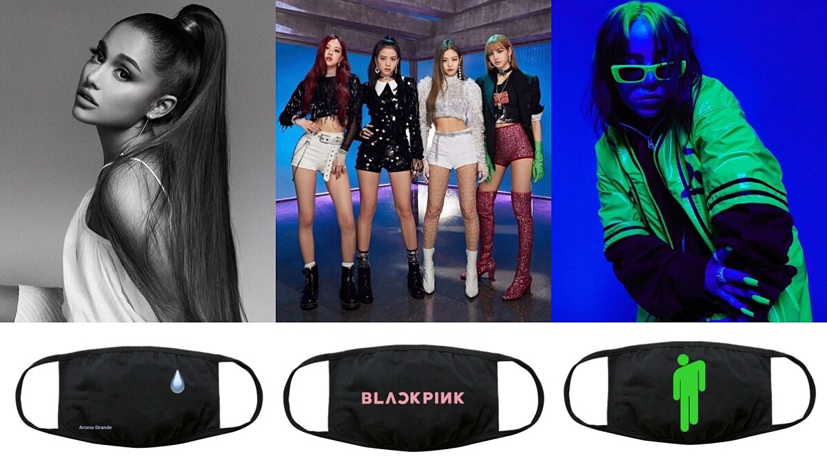 BLACKPINK、亞莉安娜鐵粉必收藏！環球音樂舉辦「口罩義賣」活動，快跟女神戴同款，還能救救音樂人