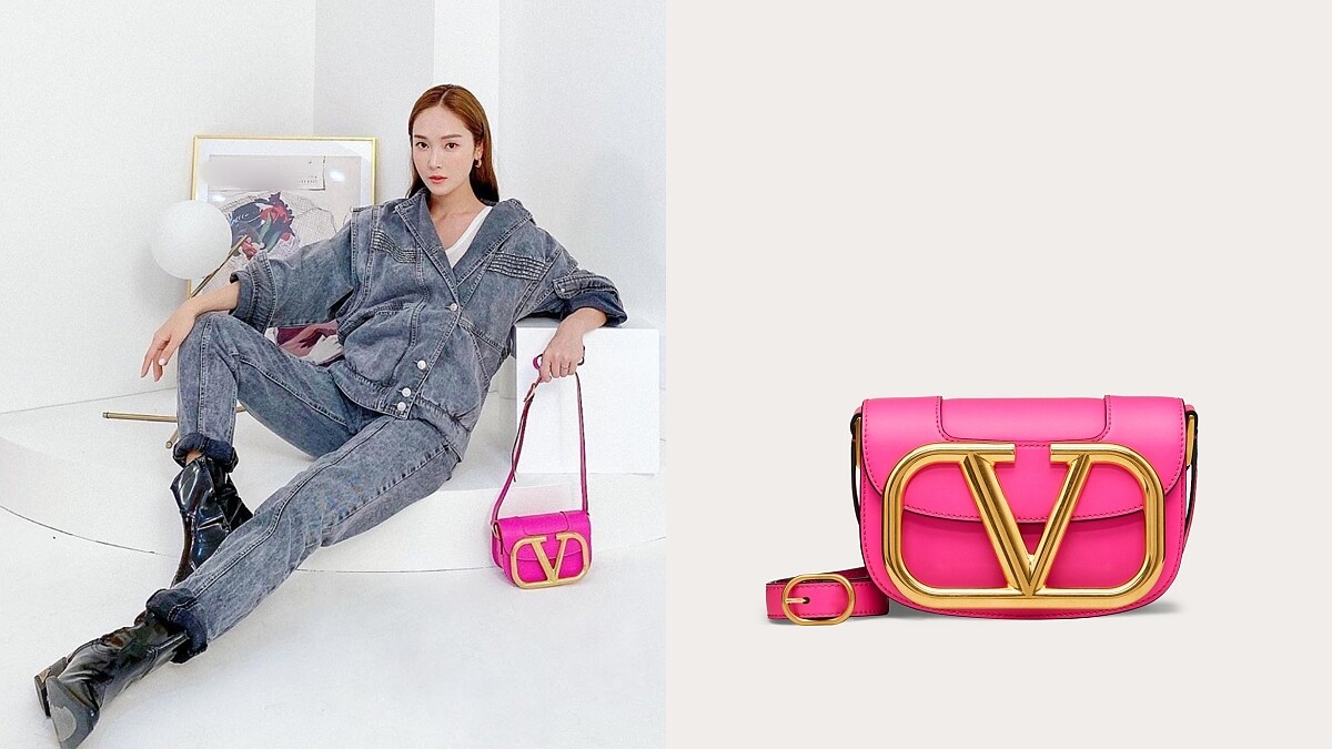 Jessica鄭秀妍（桃紅色SuperVee小尺寸：NT$72,000）