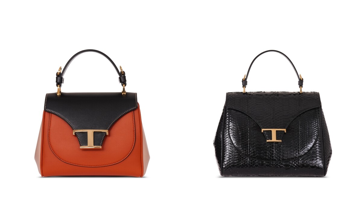 （黑橘拼接）NT$72,300、（黑色蛇皮）NT$153,700