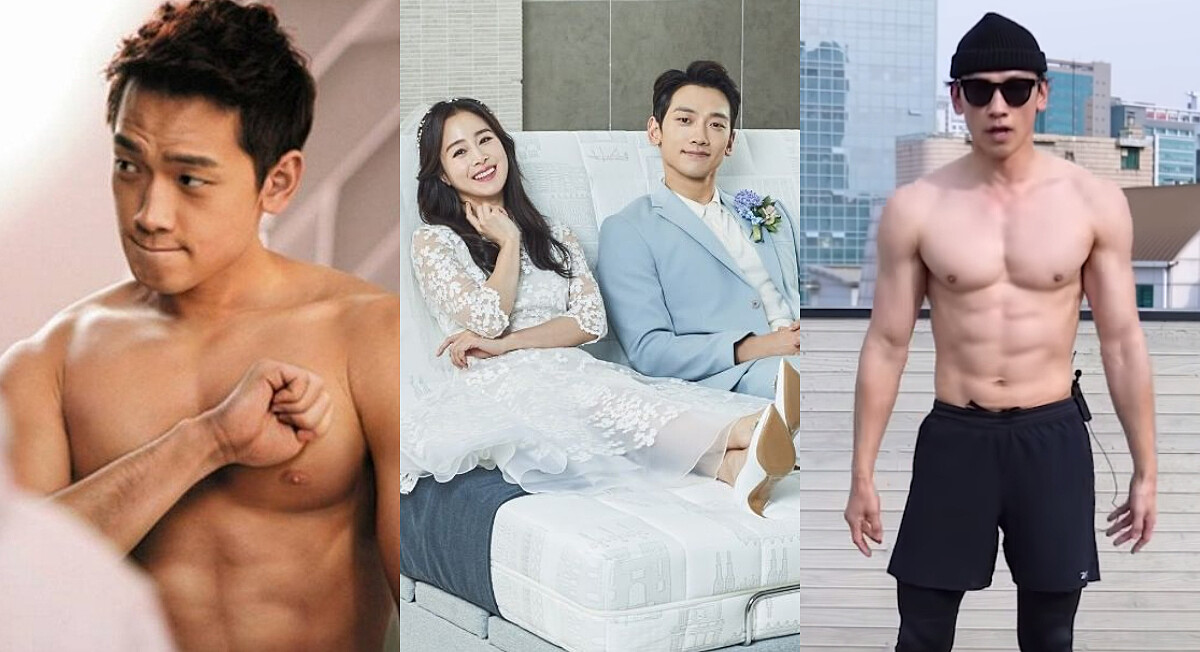 38歲 RAIN 甜愛姐姐 金泰希！出道19年，鮮肉身材、結實肌肉，自律精神讓人崇拜！