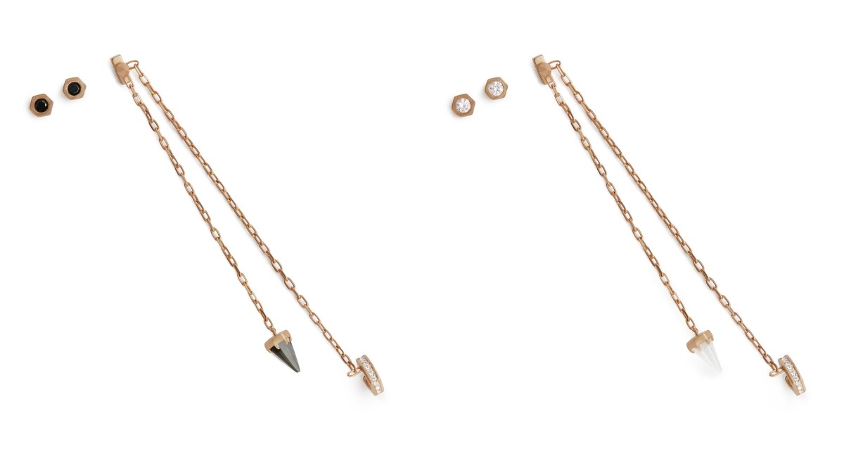 耳環耳釦組（NT$2,100）