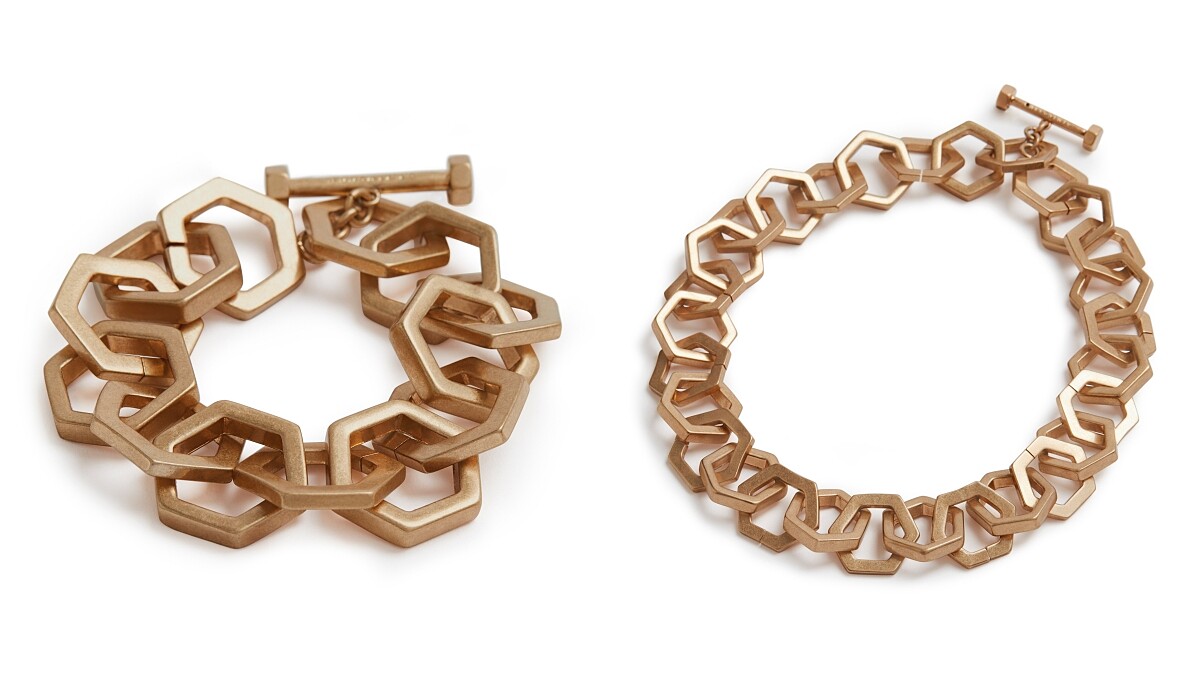 手鍊(NT$3,700)、項鍊(NT$7,200)