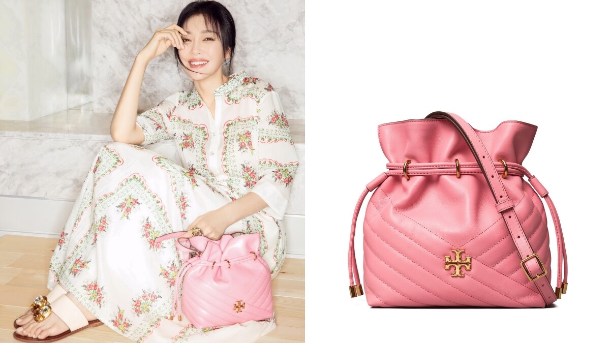 秦嵐搭配的蜜桃粉(NT$18,900)