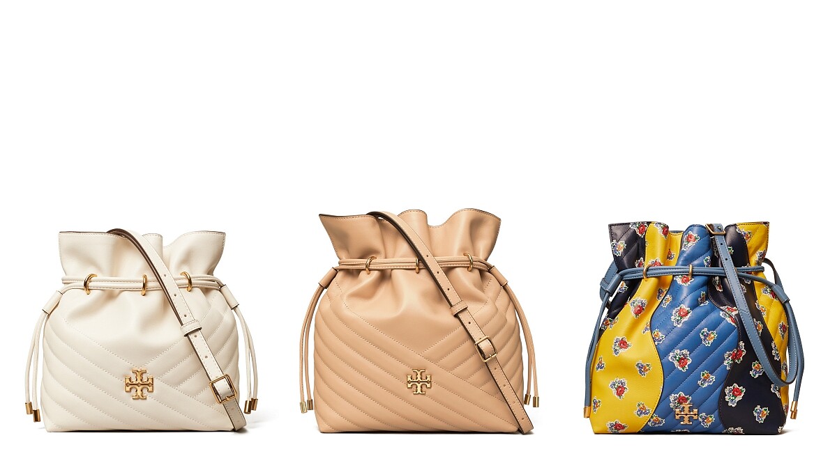 （左起）白 NT$18,900、奶茶 NT$23,900、小雛菊印花三色拼接 NT$29,900