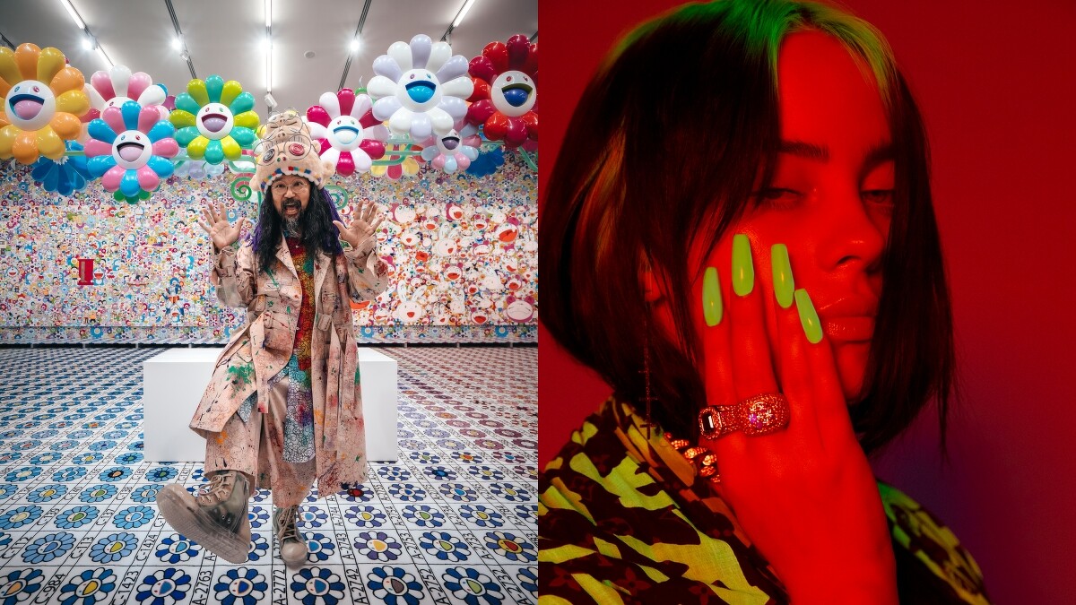 村上隆與 Billie Eilish 一開始是網友