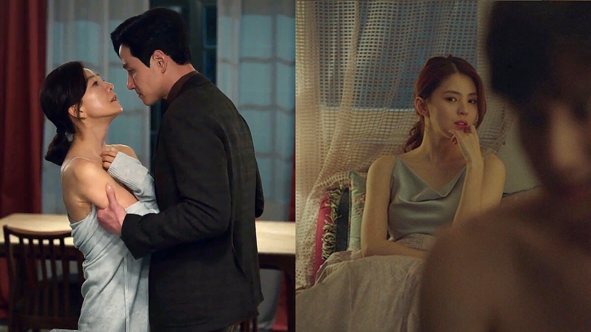 《夫婦的世界》金喜愛典雅刺繡、韓素希緞面性感,正宮、小三睡衣品味大不同