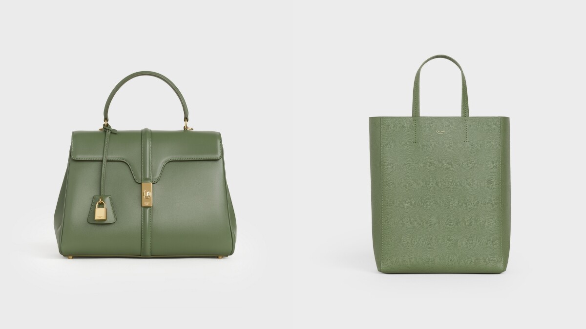 16小牛皮中型提包（NT$140,000）、CABAS小牛皮小型肩背提包（NT$41,000）