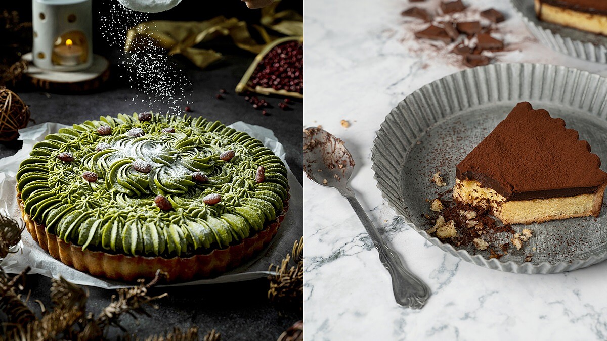 甜點控必吃！深夜裡的法國手工甜點X創義麵推聯名限定甜點，招牌生巧克力、抹茶紅豆塔免排隊這裡吃