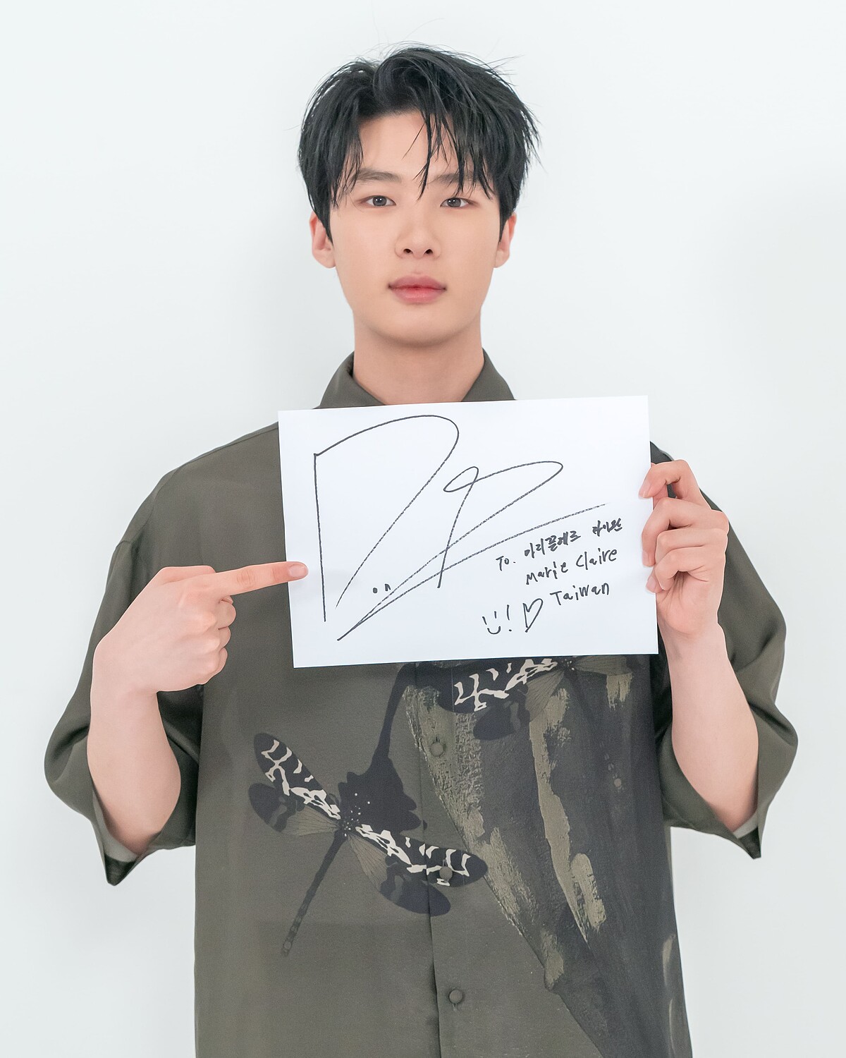 金東希 親筆問候《美麗佳人》讀者