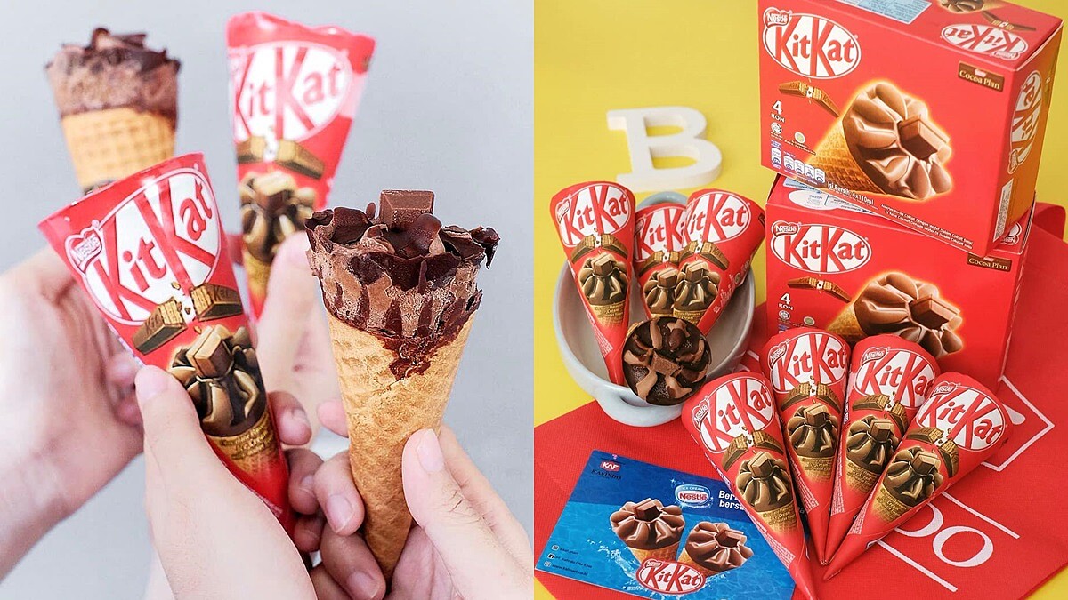 巧克力控必吃！好市多推「KitKat巧克力炫風甜筒」每一口都是超濃巧克力滋味