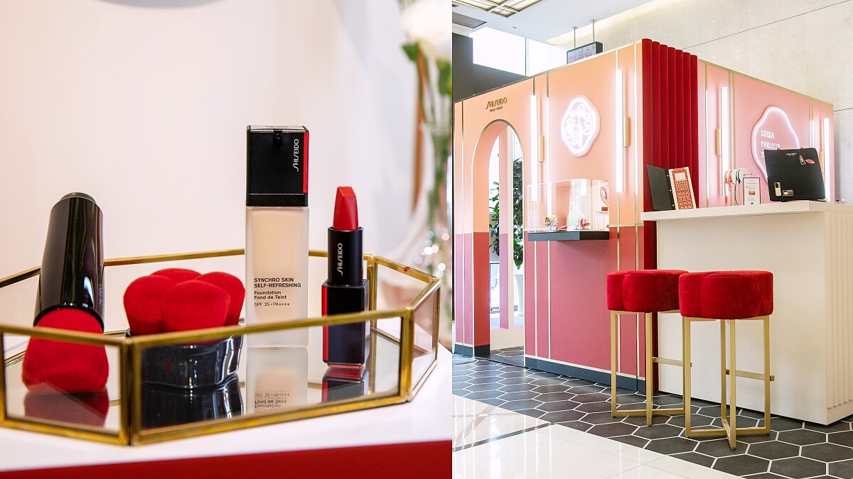 資生堂超進化底妝系列2020新品最推薦小粉紅氣墊霜，首創「用拍的妝前乳」，還搬來GINZA PARLOUR STUDIO銀座珈琲全台快閃
