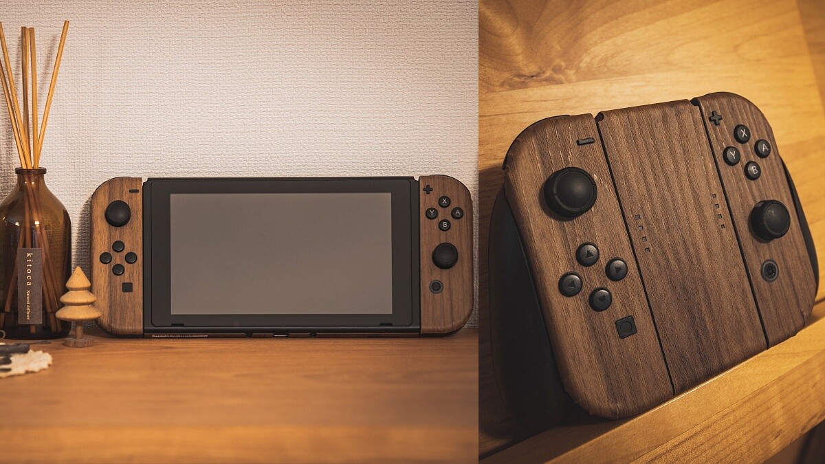 太時髦!木紋Switch主機改造教學大公開,還有超夢幻漸層保護殼